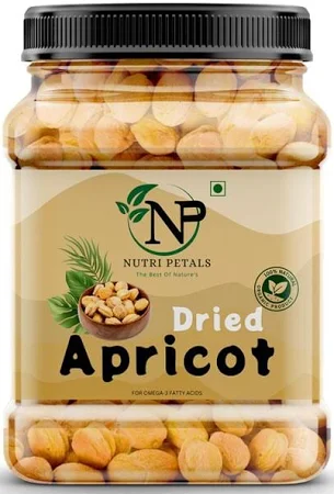 NUTRI PETALS 250gm Dried Apricots | Pathogen Free 100% Natural And Premium